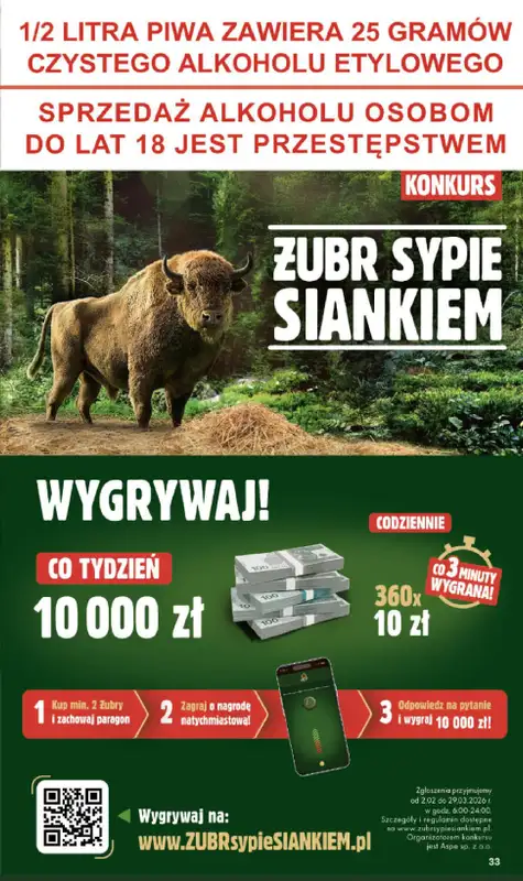 Delikatesy Centrum - gazetka promocyjna Gazetka  do środy 11.02 - strona 33