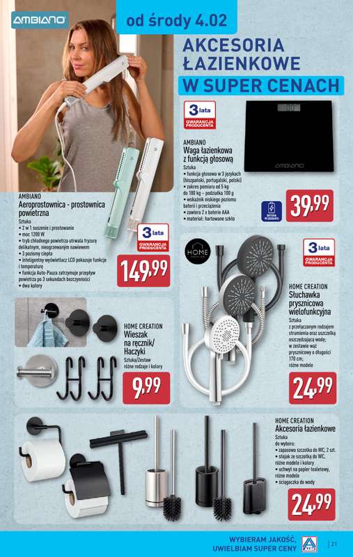 Aldi - gazetka promocyjna Pełny katalog! od poniedziałku 02.02 do soboty 07.02 - strona 21