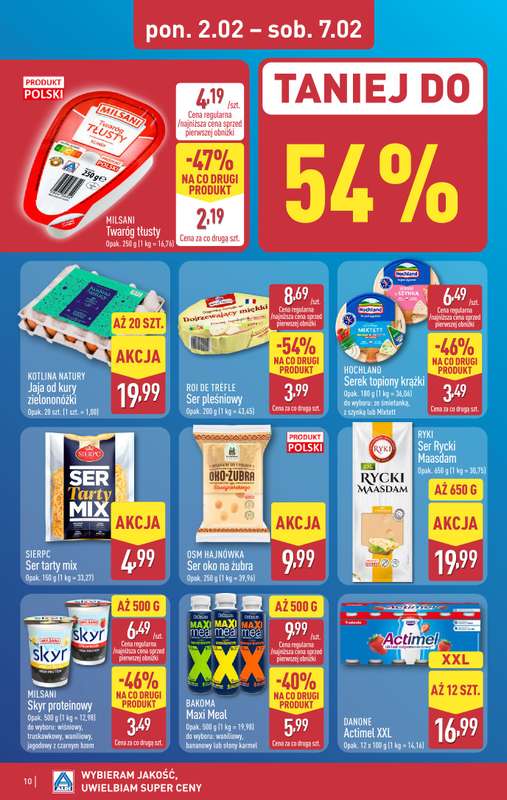 Aldi - gazetka promocyjna Pełny katalog! od poniedziałku 02.02 do soboty 07.02 - strona 10