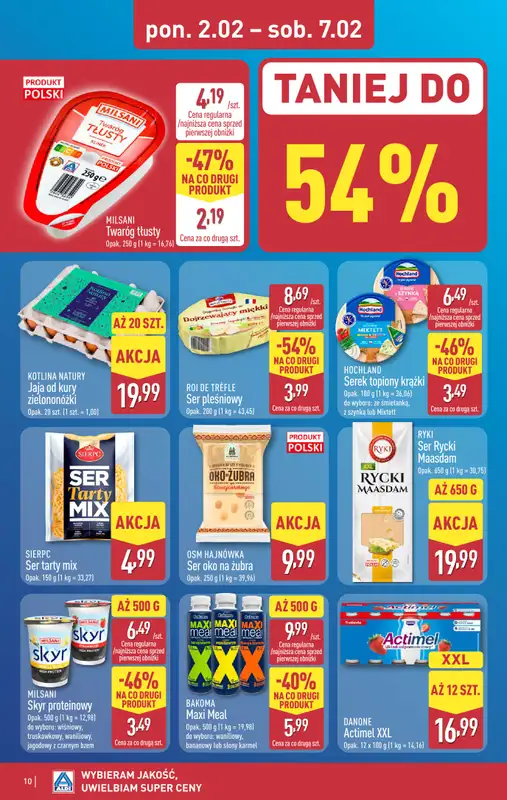 Aldi - gazetka promocyjna Pełny katalog! od poniedziałku 02.02 do soboty 07.02 - strona 10