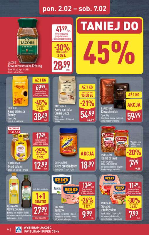 Aldi - gazetka promocyjna Pełny katalog! od poniedziałku 02.02 do soboty 07.02 - strona 14