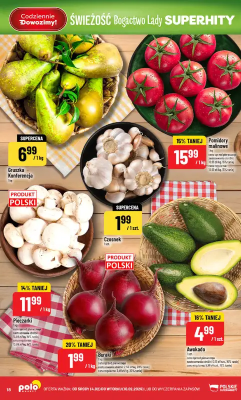 POLOmarket - gazetka promocyjna Gazetka od środy 04.02 do wtorku 10.02 - strona 18