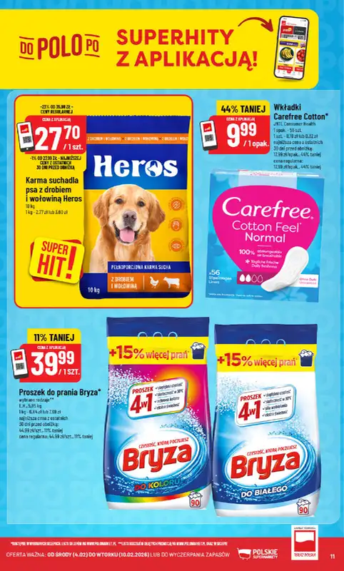 POLOmarket - gazetka promocyjna Gazetka od środy 04.02 do wtorku 10.02 - strona 11