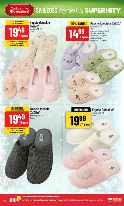 POLOmarket - gazetka promocyjna Gazetka od środy 04.02 do wtorku 10.02 - strona 52