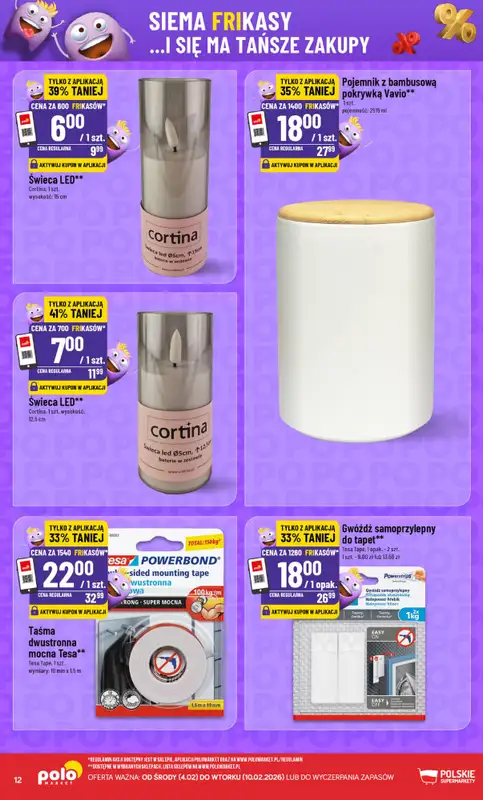 POLOmarket - gazetka promocyjna Frikasowy Katalog od środy 04.02 do wtorku 10.02 - strona 12
