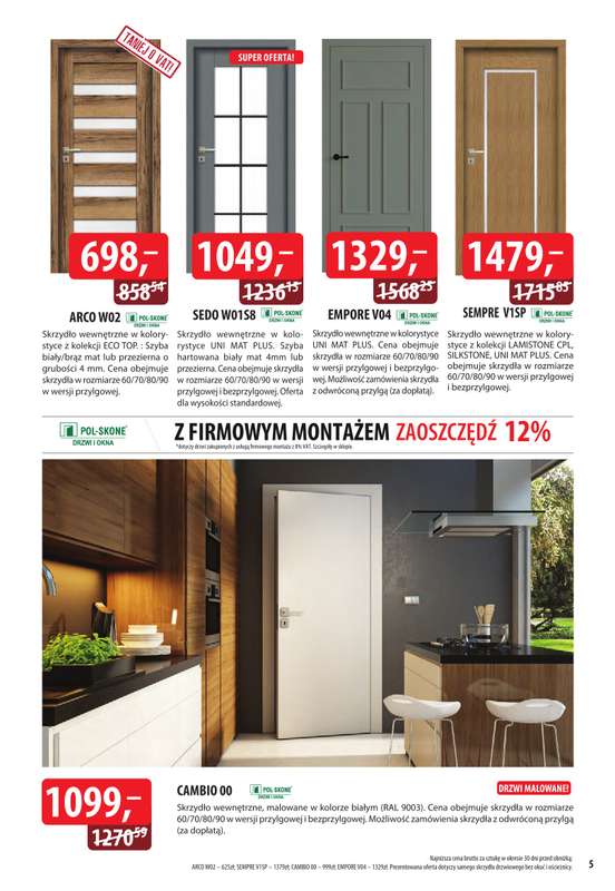 Dobre Dla Domu - gazetka promocyjna Gazetka od niedzieli 01.02 do soboty 28.02 - strona 5