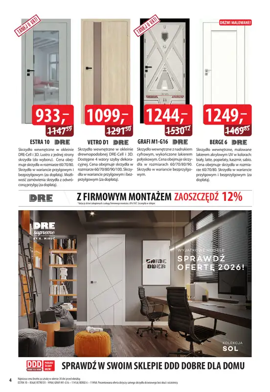 Dobre Dla Domu - gazetka promocyjna Gazetka od niedzieli 01.02 do soboty 28.02 - strona 4