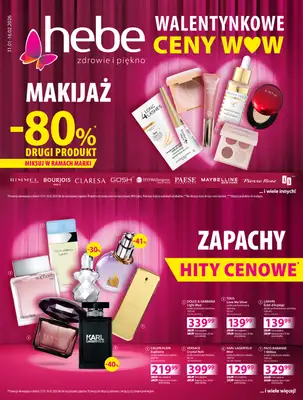 Hebe - gazetka promocyjna Ulotka od poniedziałku 02.02 do poniedziałku 16.02