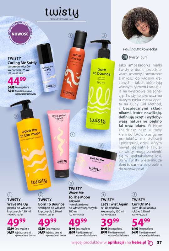 Hebe - gazetka promocyjna Katalog od poniedziałku 02.02 do środy 11.03 - strona 37