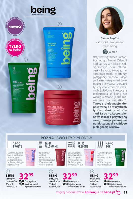 Hebe - gazetka promocyjna Katalog od poniedziałku 02.02 do środy 11.03 - strona 31