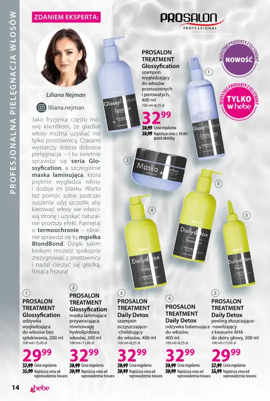 Hebe - gazetka promocyjna Katalog od poniedziałku 02.02 do środy 11.03 - strona 14