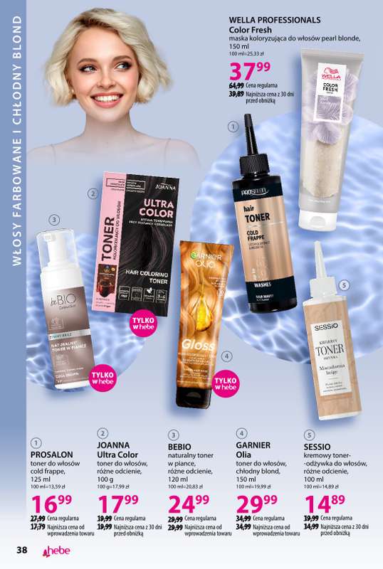 Hebe - gazetka promocyjna Katalog od poniedziałku 02.02 do środy 11.03 - strona 38