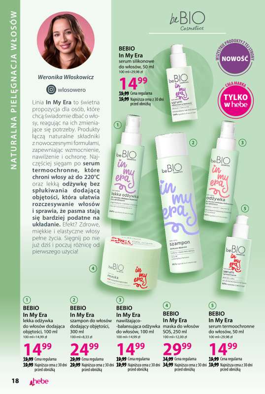 Hebe - gazetka promocyjna Katalog od poniedziałku 02.02 do środy 11.03 - strona 18