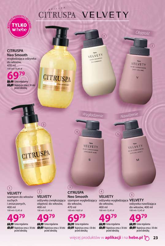 Hebe - gazetka promocyjna Katalog od poniedziałku 02.02 do środy 11.03 - strona 23