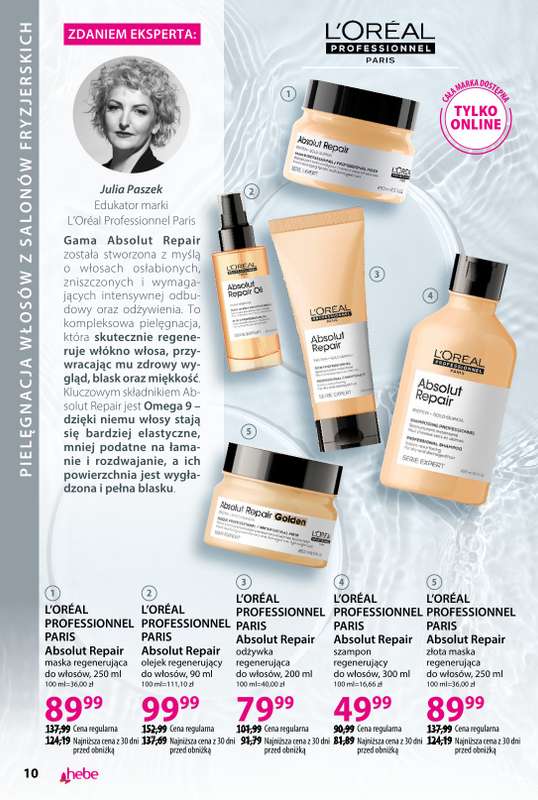 Hebe - gazetka promocyjna Katalog od poniedziałku 02.02 do środy 11.03 - strona 10