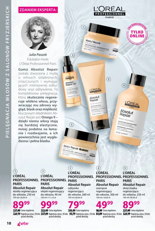 Hebe - gazetka promocyjna Katalog od poniedziałku 02.02 do środy 11.03 - strona 10