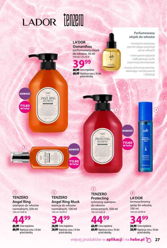 Hebe - gazetka promocyjna Katalog od poniedziałku 02.02 do środy 11.03 - strona 27