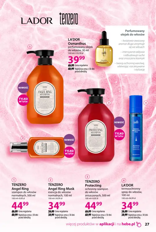Hebe - gazetka promocyjna Katalog od poniedziałku 02.02 do środy 11.03 - strona 27