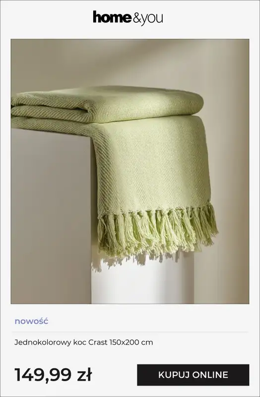 home&you - gazetka promocyjna Kolekcja: Kwitnąca zieleń od poniedziałku 02.02 do poniedziałku 09.02 - strona 3