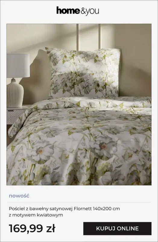 home&you - gazetka promocyjna Kolekcja: Kwitnąca zieleń od poniedziałku 02.02 do poniedziałku 09.02 - strona 8