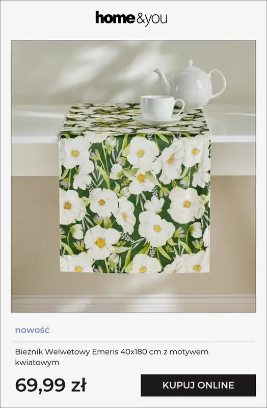 home&you - gazetka promocyjna Kolekcja: Kwitnąca zieleń od poniedziałku 02.02 do poniedziałku 09.02 - strona 5