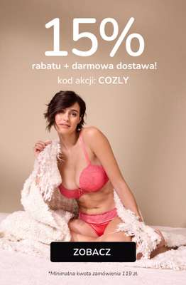 bonprix - gazetka promocyjna 15% rabatu + darmowa dostawa z KODEM! od poniedziałku 02.02 do środy 04.02