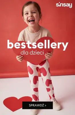 Sinsay - gazetka promocyjna BESTSELLERY dla dzieci! od poniedziałku 02.02 do niedzieli 08.02