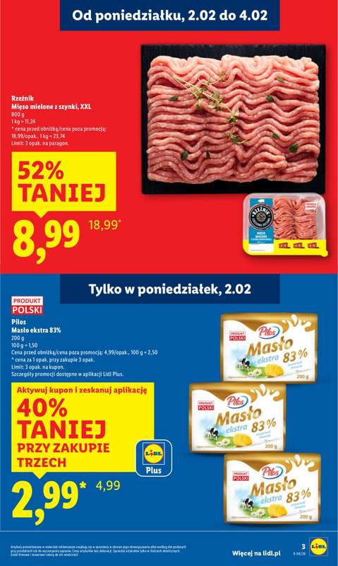 Lidl - gazetka promocyjna Oferta od poniedziałku od poniedziałku 02.02 do środy 04.02 - strona 3