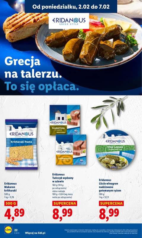 Lidl - gazetka promocyjna Oferta od poniedziałku od poniedziałku 02.02 do środy 04.02 - strona 22