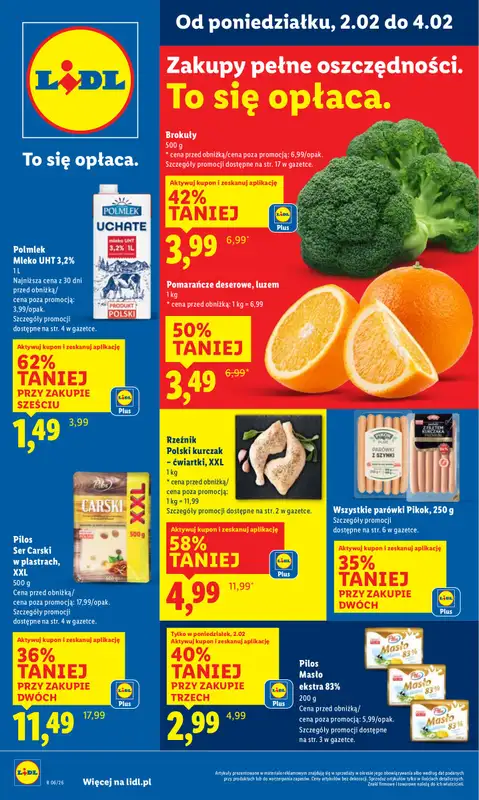 Lidl - gazetka promocyjna Oferta od poniedziałku  