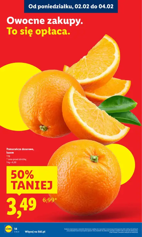 Lidl - gazetka promocyjna Oferta od poniedziałku od poniedziałku 02.02 do środy 04.02 - strona 14