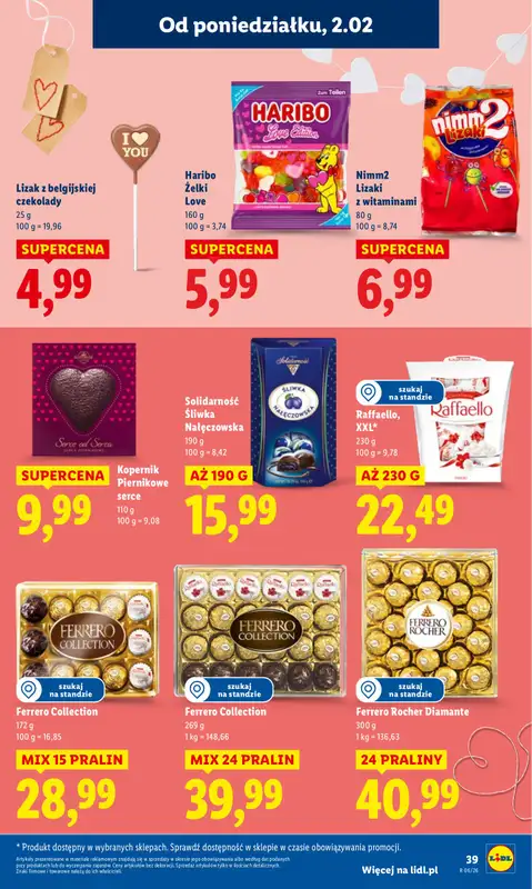 Lidl - gazetka promocyjna Oferta od poniedziałku od poniedziałku 02.02 do środy 04.02 - strona 39