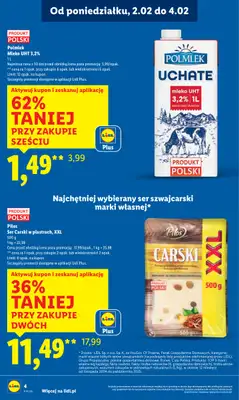 Lidl - gazetka promocyjna Oferta od poniedziałku od poniedziałku 02.02 do środy 04.02 - strona 4