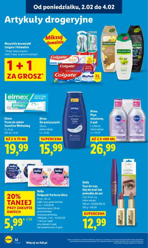 Lidl - gazetka promocyjna Oferta od poniedziałku od poniedziałku 02.02 do środy 04.02 - strona 52