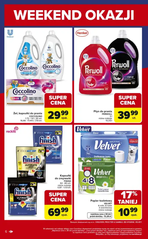 Carrefour - gazetka promocyjna Gazetka Weekend promek już od czwartku od czwartku 05.02 do soboty 07.02 - strona 6