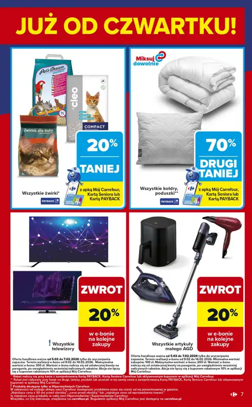 Carrefour - gazetka promocyjna Gazetka Weekend promek już od czwartku od czwartku 05.02 do soboty 07.02 - strona 7