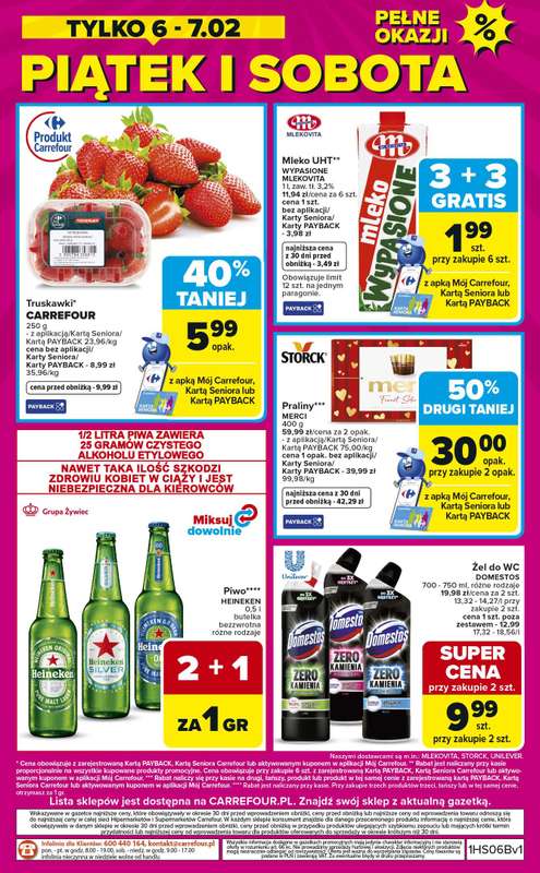 Carrefour Market - gazetka promocyjna Gazetka Weekend promek już od czwartku od czwartku 05.02 do soboty 07.02 - strona 8