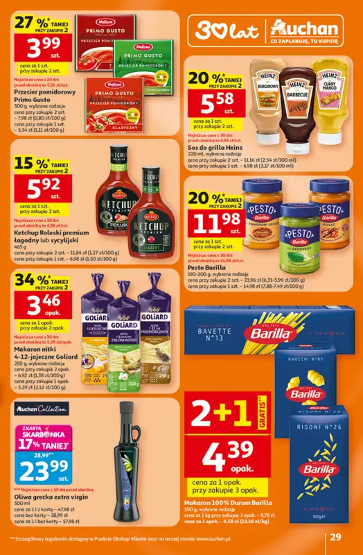 Auchan - gazetka promocyjna Gazetka 30 Lat Hipermarket Auchan od czwartku 05.02 do środy 11.02 - strona 29