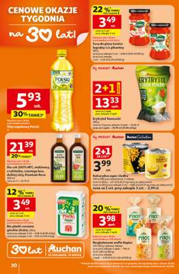 Auchan - gazetka promocyjna Gazetka 30 Lat Hipermarket Auchan od czwartku 05.02 do środy 11.02 - strona 30