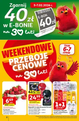 Auchan - gazetka promocyjna Gazetka 30 Lat Hipermarket Auchan od czwartku 05.02 do środy 11.02 - strona 2