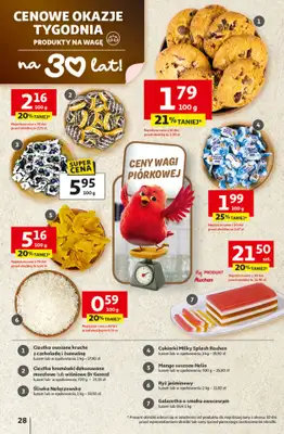 Auchan - gazetka promocyjna Gazetka 30 Lat Hipermarket Auchan od czwartku 05.02 do środy 11.02 - strona 28