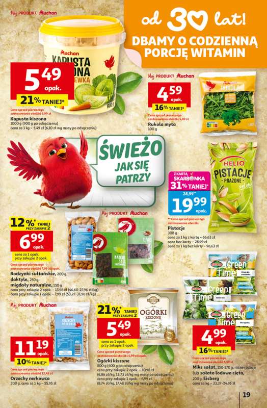 Auchan - gazetka promocyjna Gazetka 30 Lat Hipermarket Auchan od czwartku 05.02 do środy 11.02 - strona 19