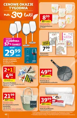 Auchan - gazetka promocyjna Gazetka 30 Lat Hipermarket Auchan od czwartku 05.02 do środy 11.02 - strona 42