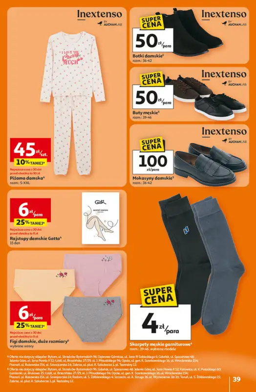 Auchan - gazetka promocyjna Gazetka 30 Lat Hipermarket Auchan od czwartku 05.02 do środy 11.02 - strona 39