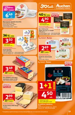 Auchan - gazetka promocyjna Gazetka 30 Lat Hipermarket Auchan od czwartku 05.02 do środy 11.02 - strona 23