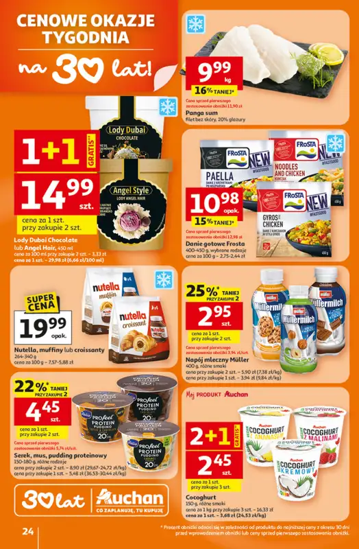 Auchan - gazetka promocyjna Gazetka 30 Lat Hipermarket Auchan od czwartku 05.02 do środy 11.02 - strona 24