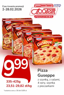 Społem - Blisko i Korzystnie - gazetka promocyjna Plakat promocyjny PSS Puszczykowo od wtorku 03.02 do soboty 28.02