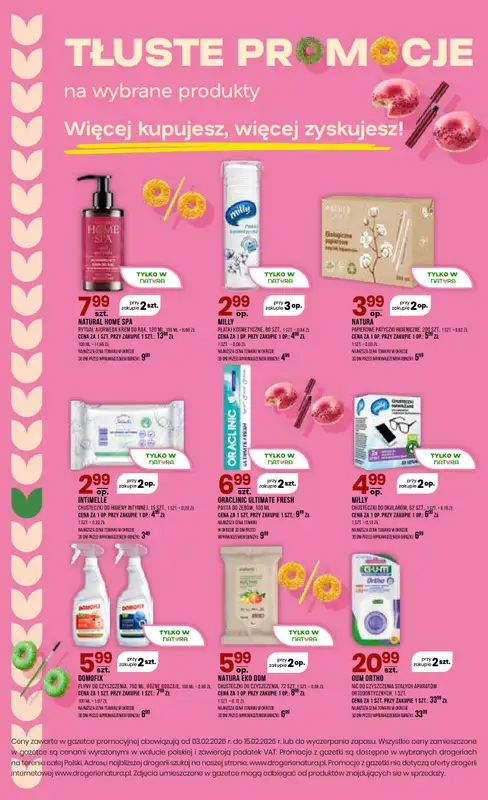 Drogerie Natura - gazetka promocyjna Gazetka od wtorku 03.02 do niedzieli 15.02 - strona 16