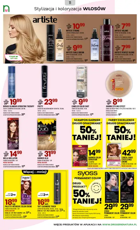 Drogerie Natura - gazetka promocyjna Gazetka od wtorku 03.02 do niedzieli 15.02 - strona 11