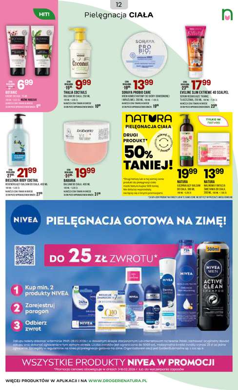Drogerie Natura - gazetka promocyjna Gazetka od wtorku 03.02 do niedzieli 15.02 - strona 12
